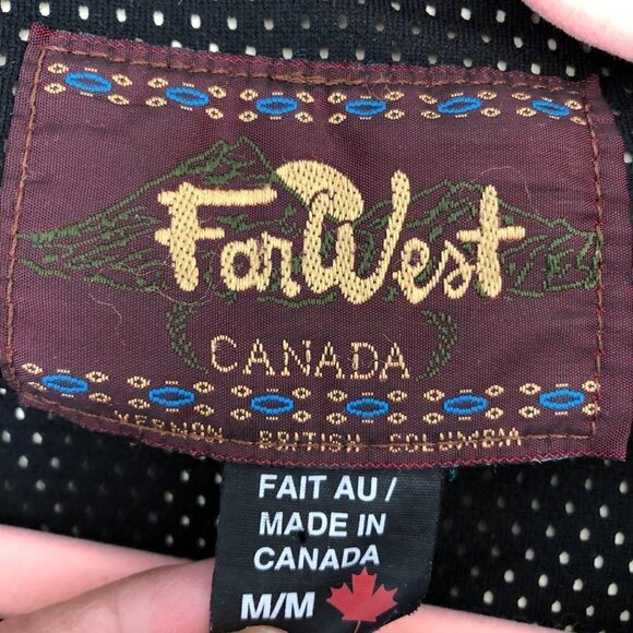 Vtg Far West Gor-tex Hooded Jacket Coat Windbreaker Unisex Teal Black Medium M - Picture 4 of 15